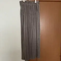 プリーツロングスカート　しまむら