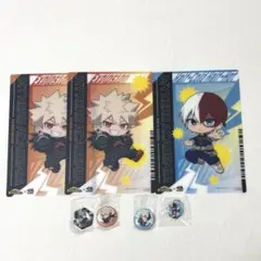 ヒロアカグッズまとめ売り 僕のヒーローアカデミア　轟焦凍 爆豪勝己 くら寿司