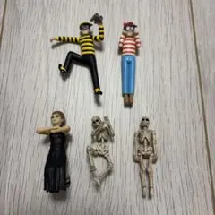 2005年製 Accoutrements 海賊 ドクロ ペンシルトッパー 5個 - メルカリ