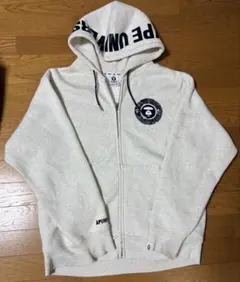 A BATHING APE AAPE BASIC ZIP UP HOODIE