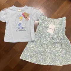 ワンピースとTシャツのサムネイル