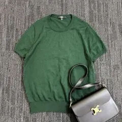 UNIQLO/ウール100/メリノクルーネックセーター/ゆったり/洗濯機可/L