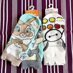 【新品未使用品】ベイマックス ミスバニ とんすけ 靴下 ソックス 23〜25㎝のサムネイル