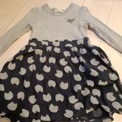 any FAM 猫柄ワンピース 110