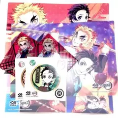 《非売品》鬼滅の刃　下敷き　シート　シール　くら寿司　《まとめ売りセット》