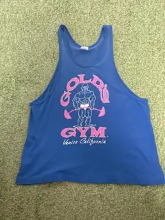 GOLD'S GYM タンクトップ 青 M