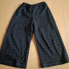 GU ブラック レースパンツ 120cm