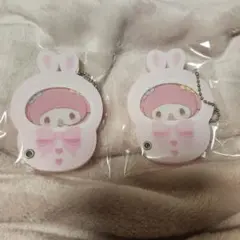 サンリオ カスタムアクリルチャーム おくるみベビー マイメロディ