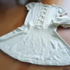 週末♪KUMIKYOKU☆ニットワンピース　スヌードつき