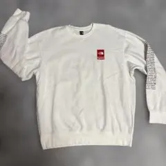 【美品】人気コラボ Supreme×TNF フリース クルーネック L ホワイト