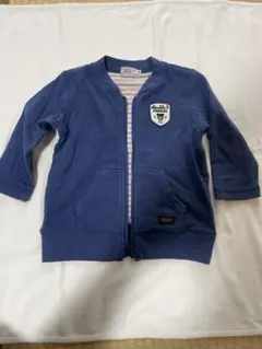 DOUBLE.B ミキハウスMIKI HOUSEジップジャケット ネイビー80