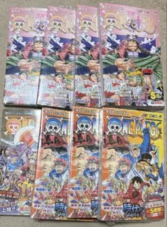 新品】ワンピース 107巻〜114巻 帯付き 初版 シュリンク付き 8冊セット