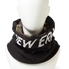 NEW ERA ツイステッド ネックウォーマー ブラック/ウッドランドカモ