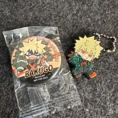 ヒロアカ 爆豪勝己 缶バッジ キーホルダー セット くら寿司