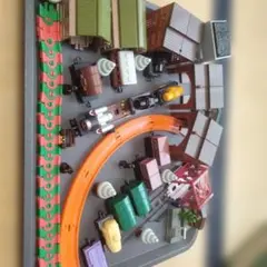 カプセルプラレール トーマス 貨物 情景セット 機関庫 曲がレール 宝箱