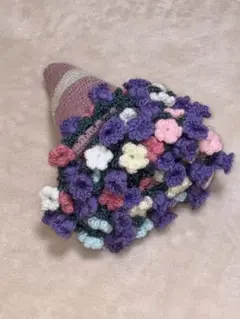 ハンドメイド ブーケブランケット 花束ブランケット 鈴蘭