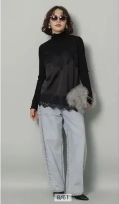 【美品】Arpege story レースサテンキャミ