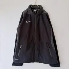 NIKE ナイキ ソフトシェル 無地 M 黒 ポリエステル ナイロン