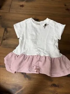 petit main フリル付きTシャツ 90cm