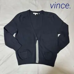 【美品】vince. 七分袖カーディガン（S）ヴィンス コットンカシミヤのサムネイル