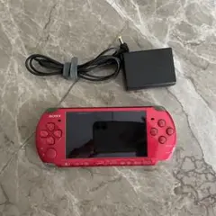 SONY PSP-3000 ラディアントレッド 4GBメモリーカード付