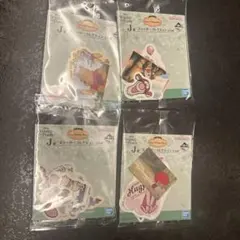 一番くじ　くまのプーさん　J賞　ステッカーコレクション　4点セット