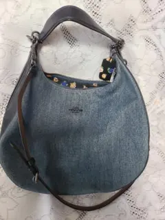 COACH コーチ　ショルダーバッグ　2way デニム