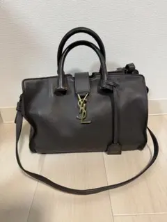 SAINT LAURENT PARIS ES ジャイアント ボストンバッグ - メルカリ