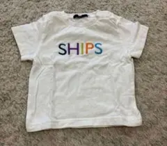 SHIPS KIDS 80cm SHIPSロゴTEE