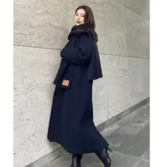 2026年最新】anuans カラー：ネイビー系 ロングコートの人気アイテム