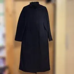 美品‼️ Max Mara ブラック ロングコート カシミヤ混 ITALY
