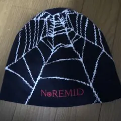 NOREMID ニット帽 ビーニー スパイダーウェブ柄
