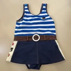 ストライプ柄水着 90センチ