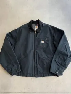 幻級 未使用 USA製 Carhartt デトロイトジャケット 黒ブラック M 