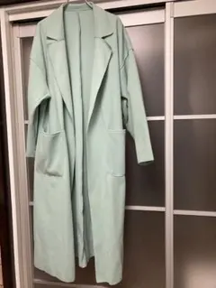 オーバーサイズ　ロングコート　ガウンコート