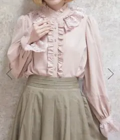 【新品】axes femme レースフリルブラウス ロリータ　クラロリ
