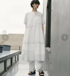 LE CIEL BLEU Contrasting Fabric Dressのサムネイル