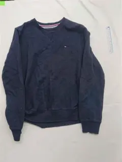 ■トミー ヒルフィガー クルーネック スウェット ネイビー メンズ M