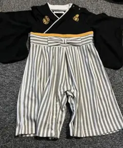 【美品】袴ロンパース 80 ベビー着物 Grattis セレモニースーツ 男の子