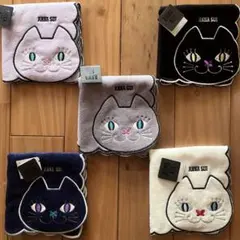 アナスイ タオルハンカチ　5枚 「新品」　28×28cm