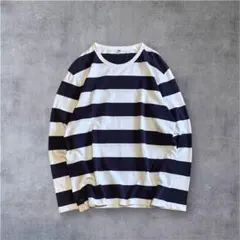 00s old uniqlo boarder l/s wide stripes