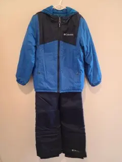 Columbia スキーウェア 青/紺 120cm スキー用手袋付き