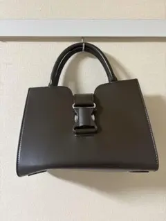 ダークブラウン ハンドバッグ