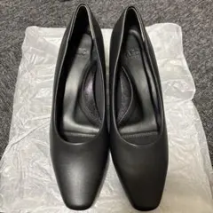 ABCマート　プレーンパンプス　黒　25.5センチのサムネイル