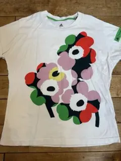 adidas marimekko プリント Tシャツ 140