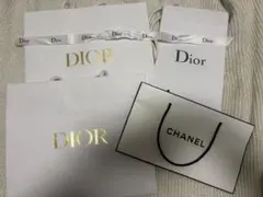 Dior & Chanel ショップ袋 4枚セット