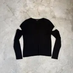 HELMUT LANG エルボーカットアウトニット - メルカリ