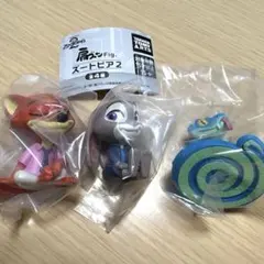 ズートピア2 肩ズンフィギア　ニック、ジュディ、ゲイリー　3体セット