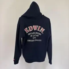 EDWIN ジップアップパーカー ネイビー Mのサムネイル