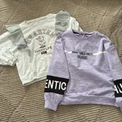 トレーナー　厚手ロンT トップス　セット